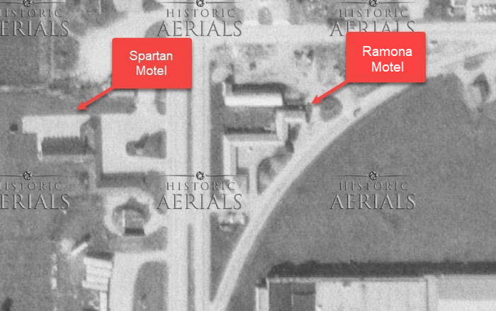 Ramona Court Motel - 1965 (newer photo)